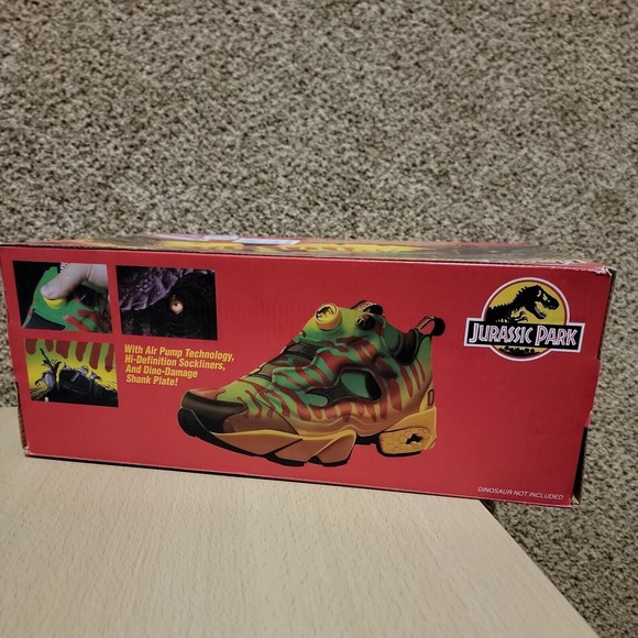 REEBOK X OG JURASSIC PARK WORLD INSTAPUMP FURY GW0212 GIANT ATTACK - Picture 6 of 16